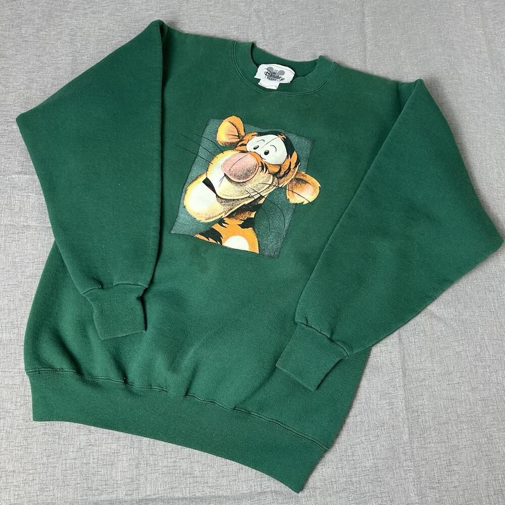 Vintage DISNEY TIGGER PULLOVER SWEATSHIRT USA MADE CATALOG Size Extra Large